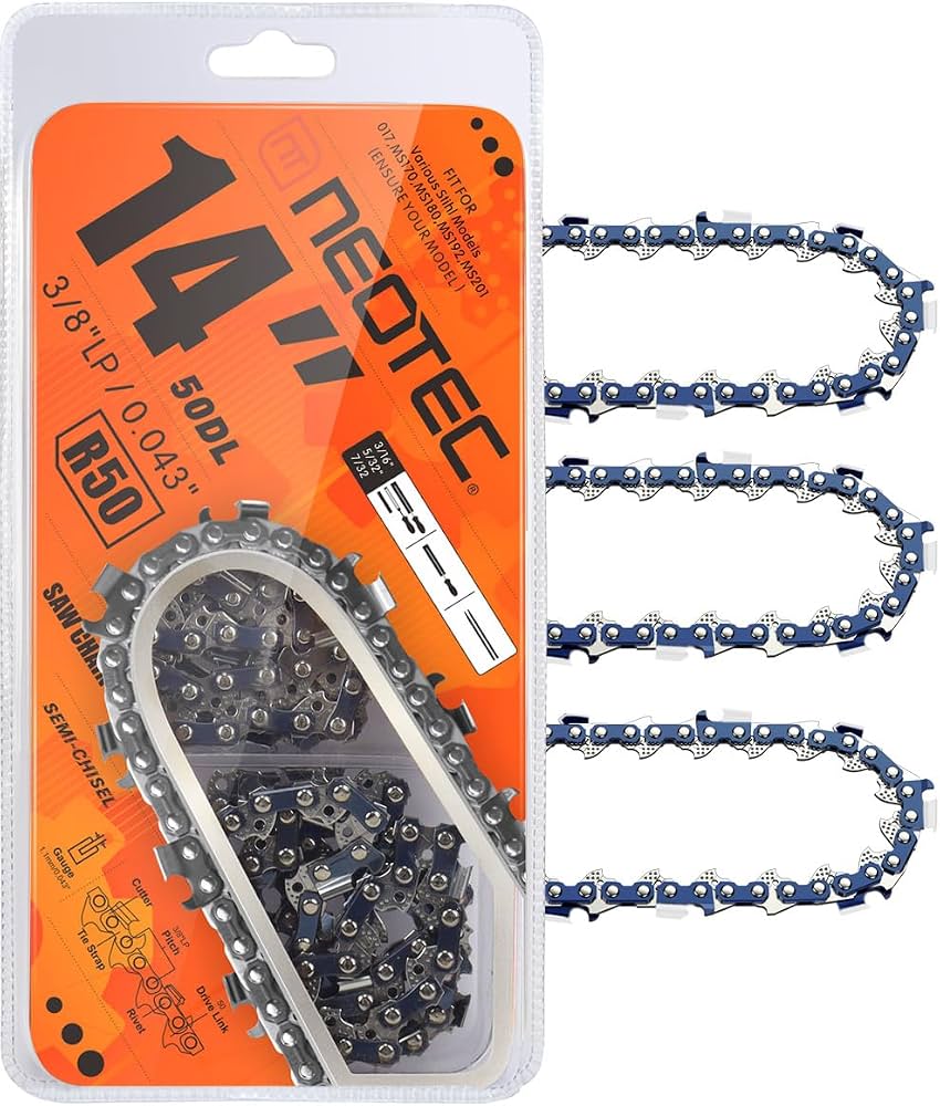 Amazon.com: 14 Inch Chainsaw Chains R50Chainsaw Chain for 14 Inch
